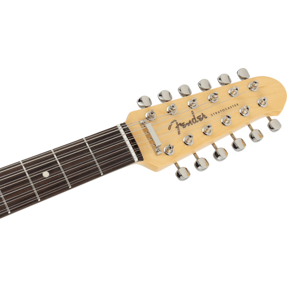 Made in Japan Limited Stratocaster XII 3-Colour Sunburst Rosewood Alder headstock front