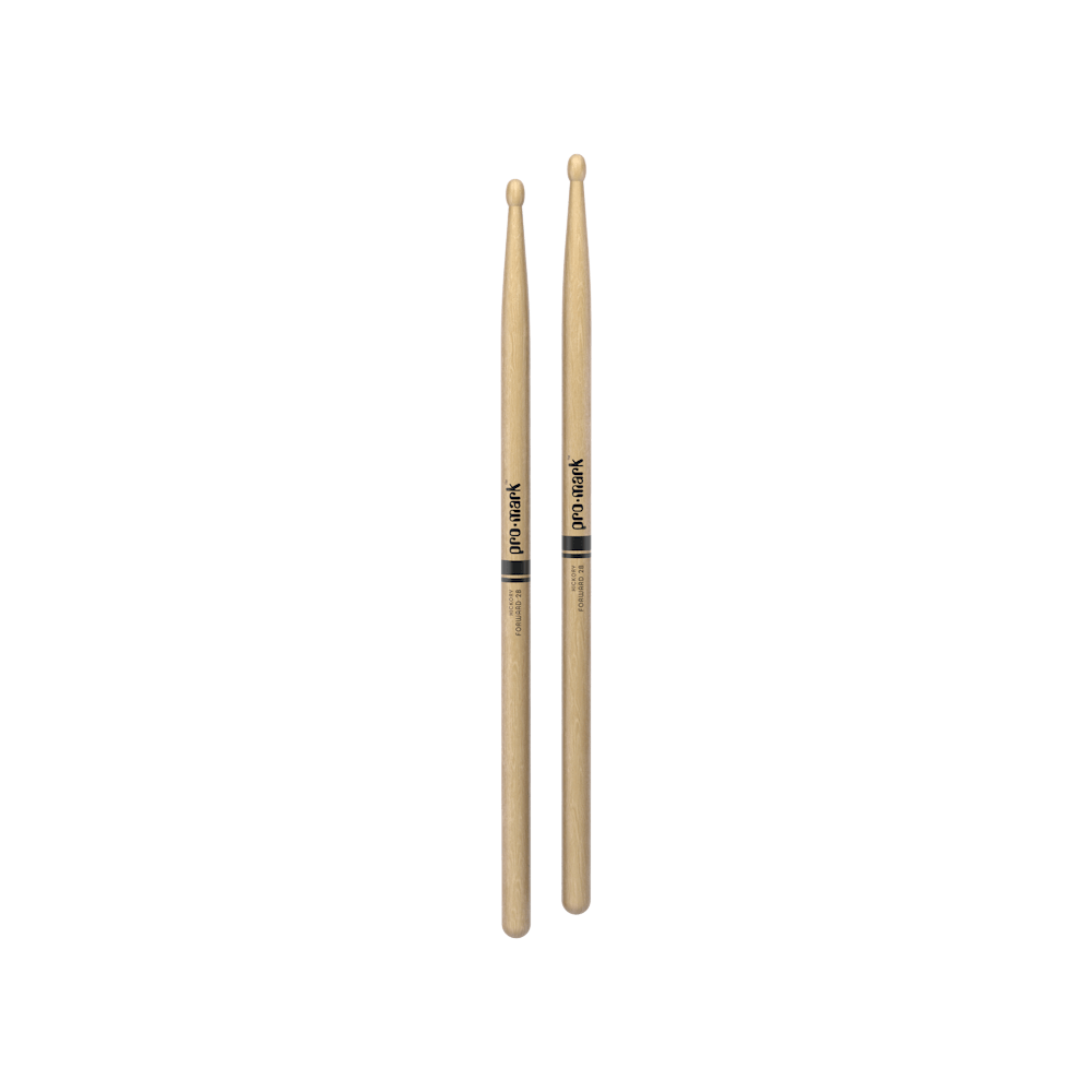 Promark Classic Forward 2B Hickory Drumstick, Oval Wood Tip