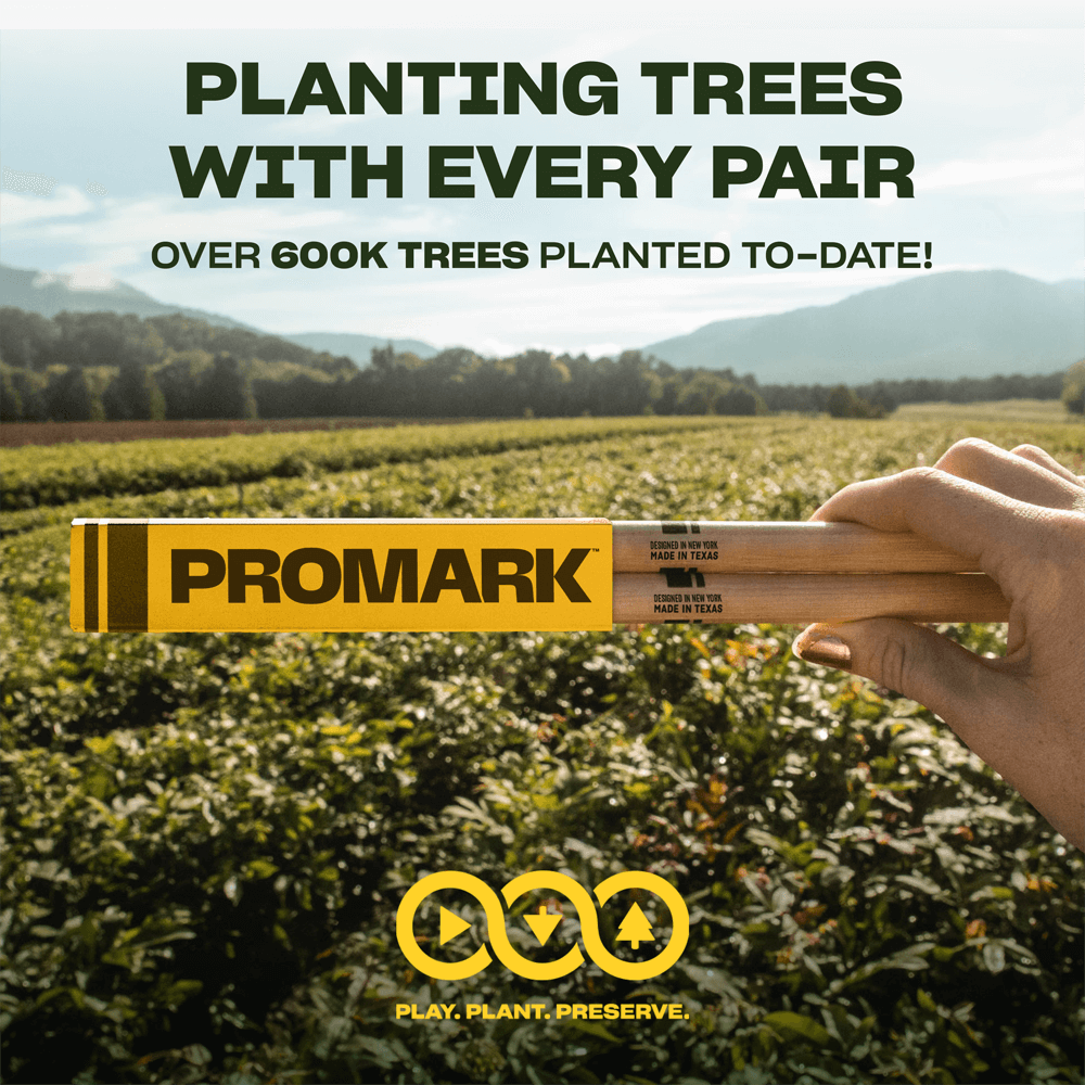 Promark Classic Forward 5A FireGrain Hickory Drumstick, Oval Wood Tip