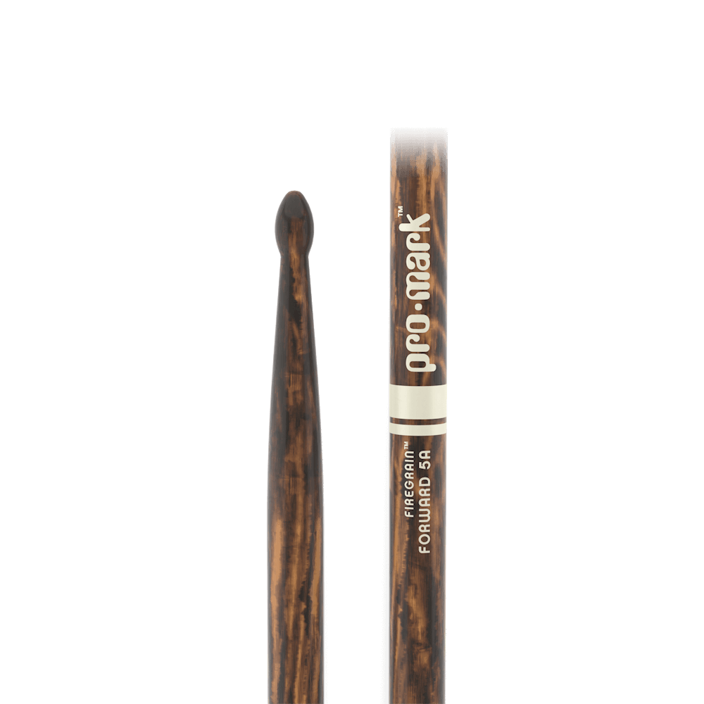Promark Classic Forward 5A FireGrain Hickory Drumstick, Oval Wood Tip