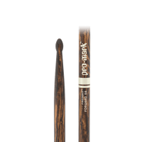 Promark Classic Forward 5A FireGrain Hickory Drumstick, Oval Wood Tip