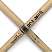 Promark Classic Forward 5A Hickory Drumstick, Oval Nylon Tip