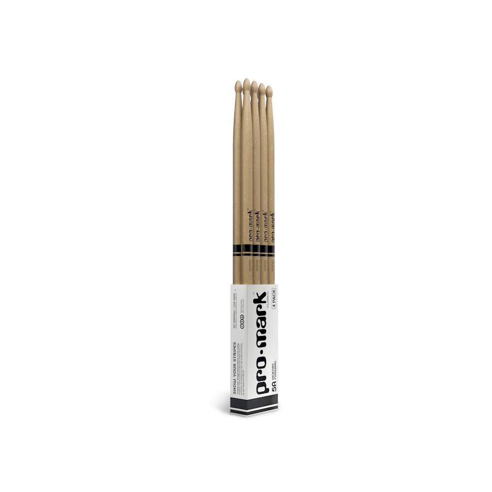 Promark Classic Forward 5A Hickory Drumstick, Oval Wood Tip