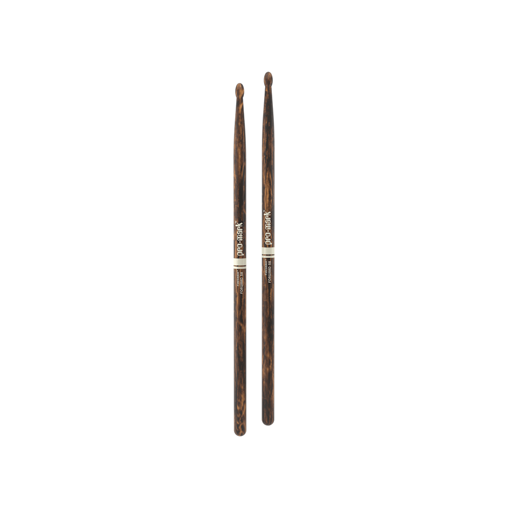 Promark Classic Forward 5B FireGrain Hickory Drumstick, Oval Wood Tip