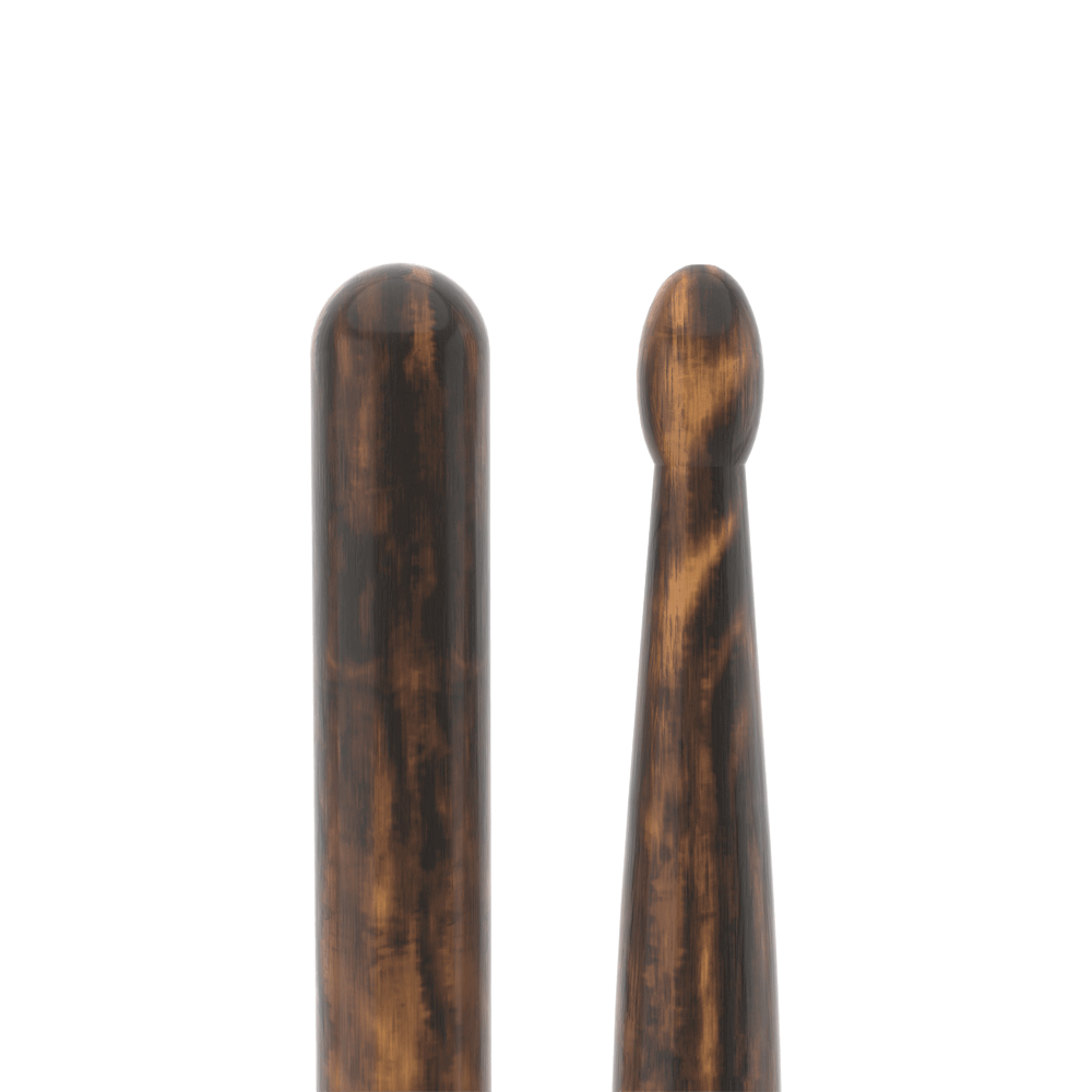 Promark Classic Forward 5B FireGrain Hickory Drumstick, Oval Wood Tip
