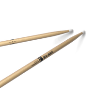 Promark Classic Forward 5B Hickory Drumstick, Oval Nylon Tip