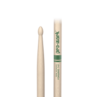 Promark Classic Forward 747 Raw Hickory Drumstick, Oval Wood Tip