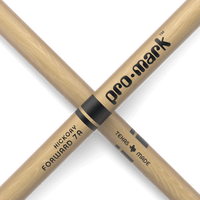 Promark Classic Forward 7A Hickory Drumstick, Oval Nylon Tip