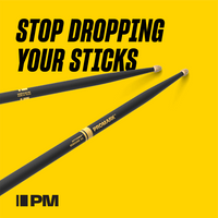 Promark Rebound 5B ActiveGrip Hickory Drumstick, Acorn Wood Tip