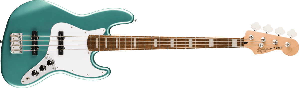 Squier Affinity Series Active Jazz Bass, front view