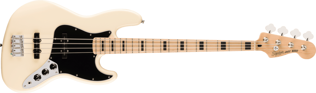 Squier Affinity Series Active Jazz Bass, front view