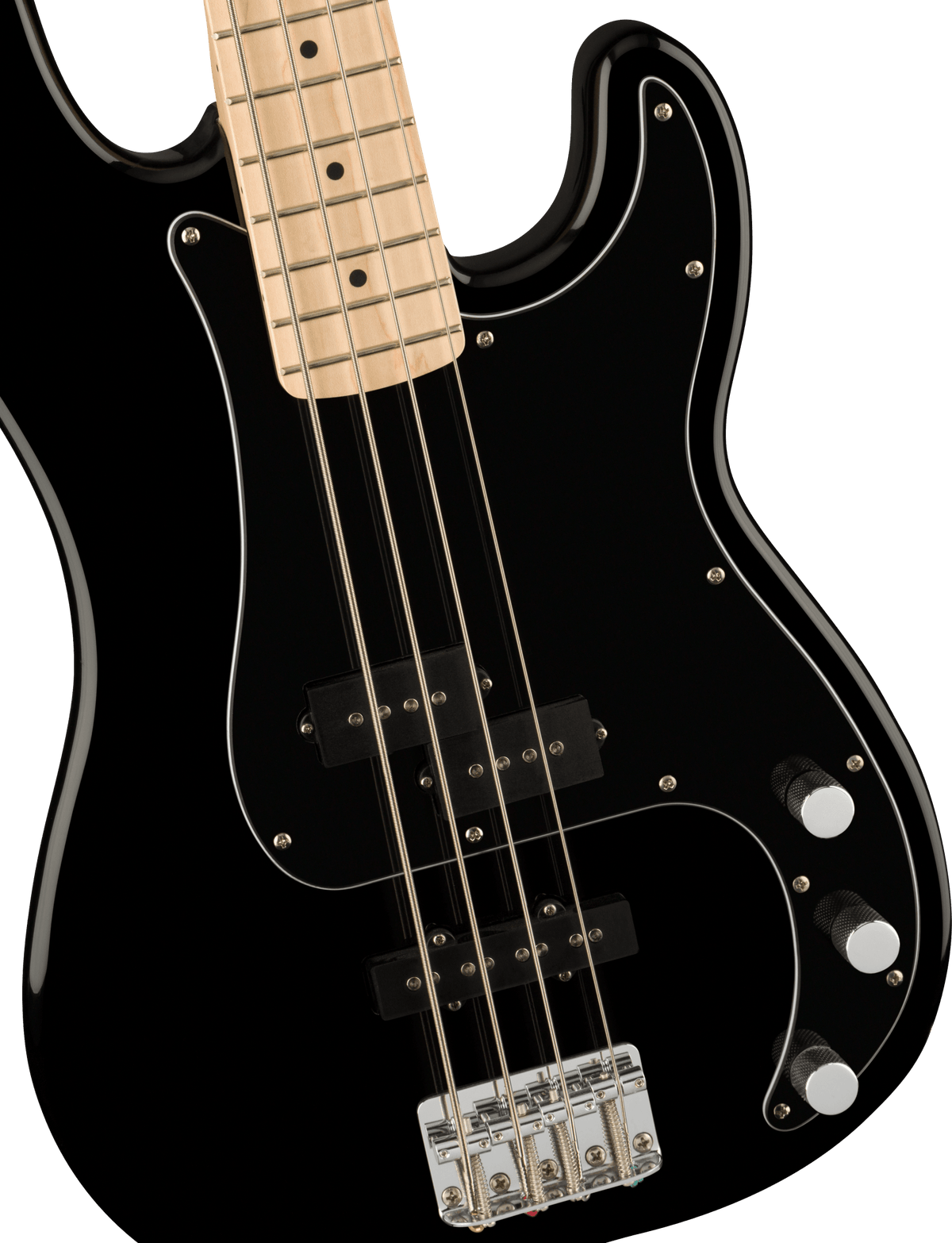 Squier Affinity Series Precision Bass PJ, fingerboard detail