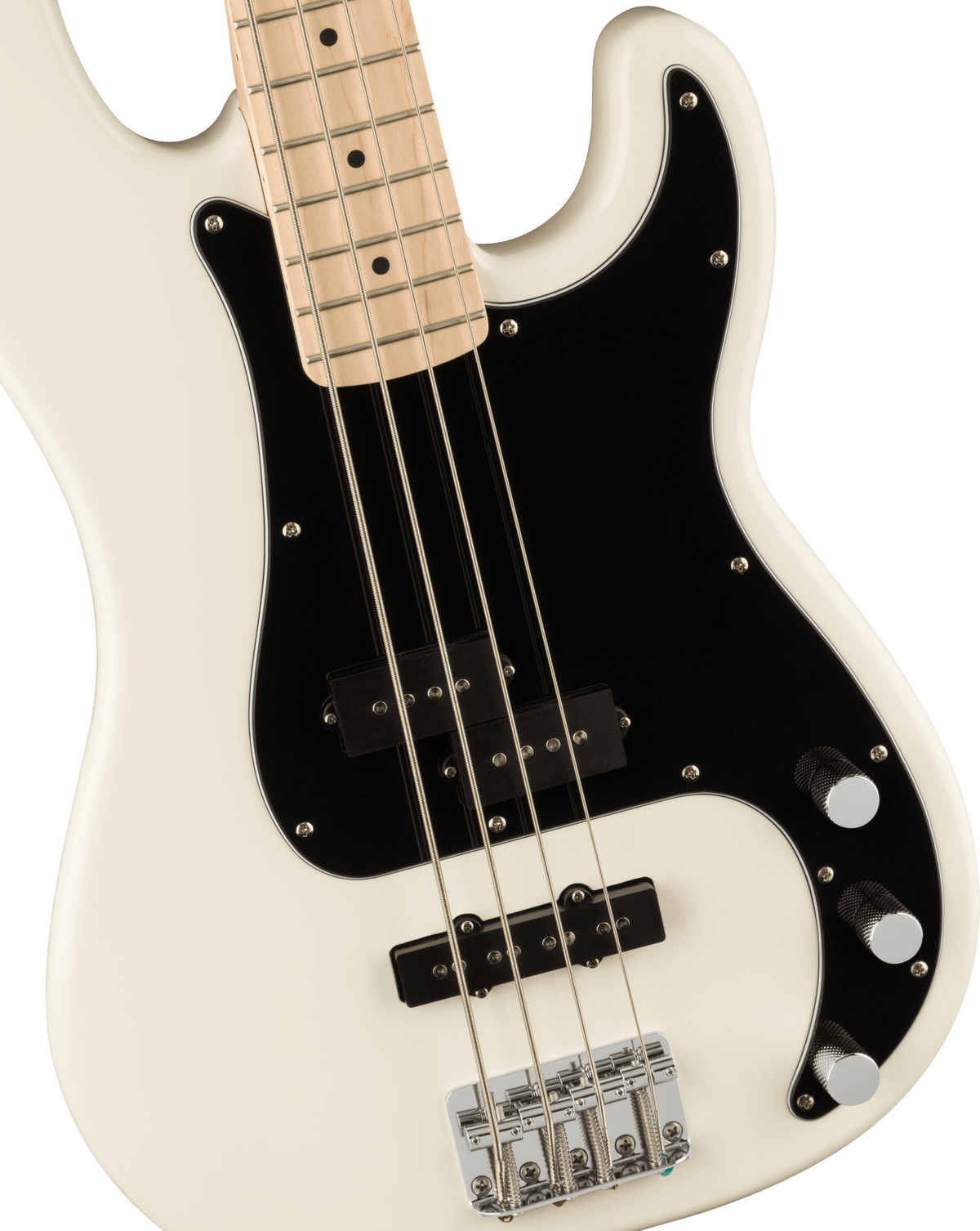 Squier Affinity Series Precision Bass PJ, fingerboard detail