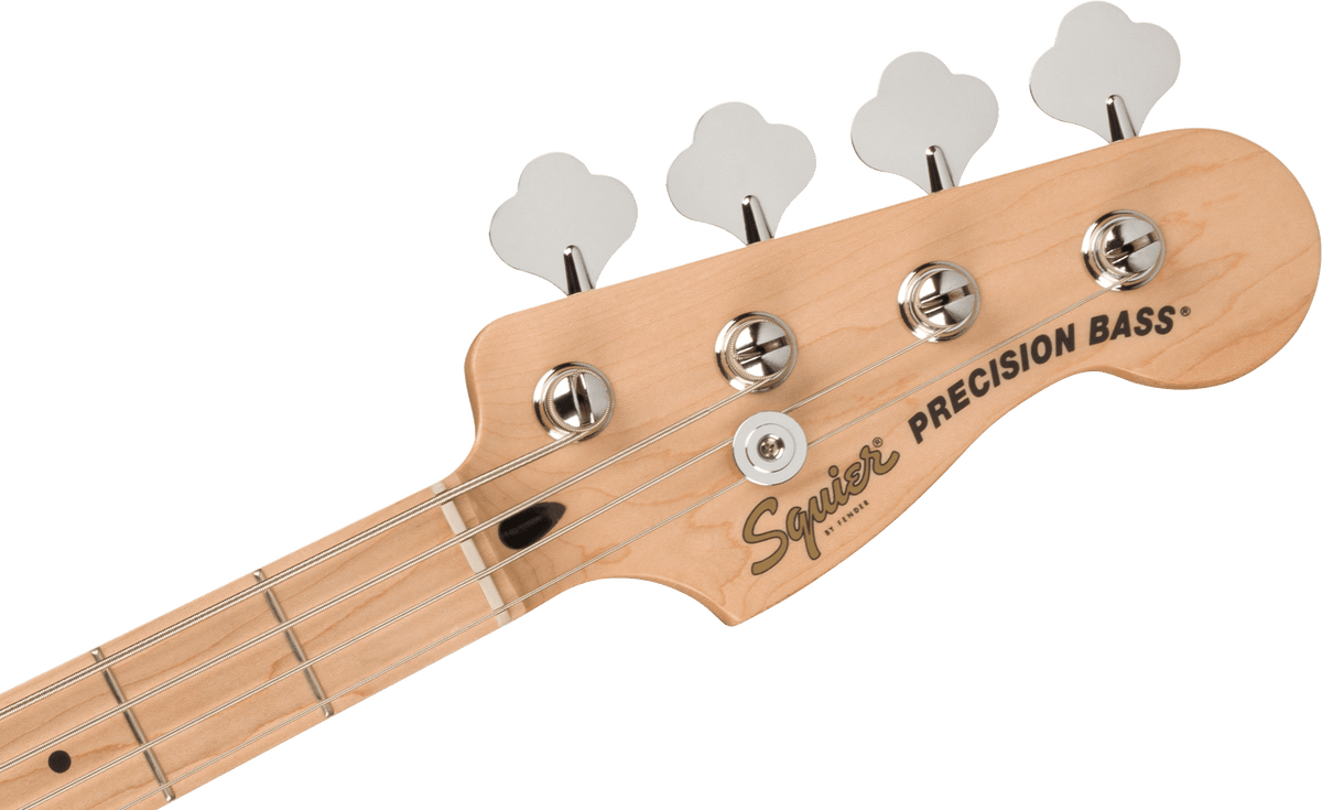 Squier Affinity Series Precision Bass PJ Pack, headstock, front