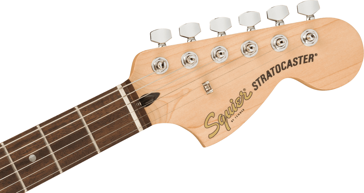 Squier Affinity Series Stratocaster, headstock, front