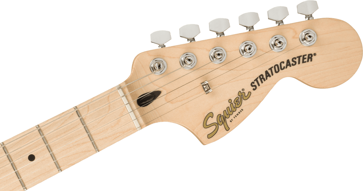 Squier Affinity Series Stratocaster, headstock, front