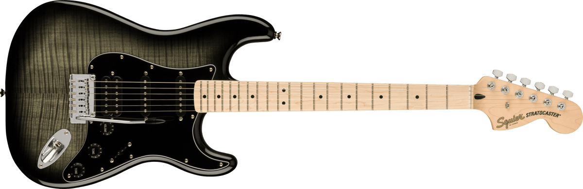 Squier Affinity Series Stratocaster FMT HSS, front view
