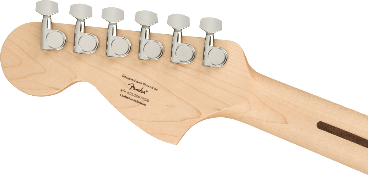 Squier Affinity Series Stratocaster FMT HSS, headstock, back