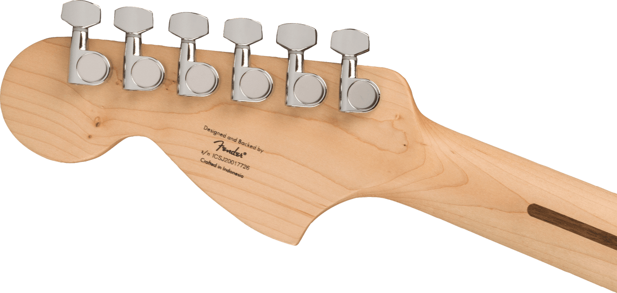 Squier Affinity Series Stratocaster HSS Pack, headstock, back