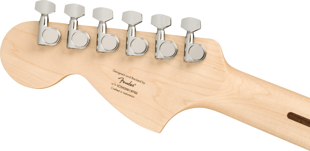 Squier Affinity Series Stratocaster HSS Pack, headstock, back