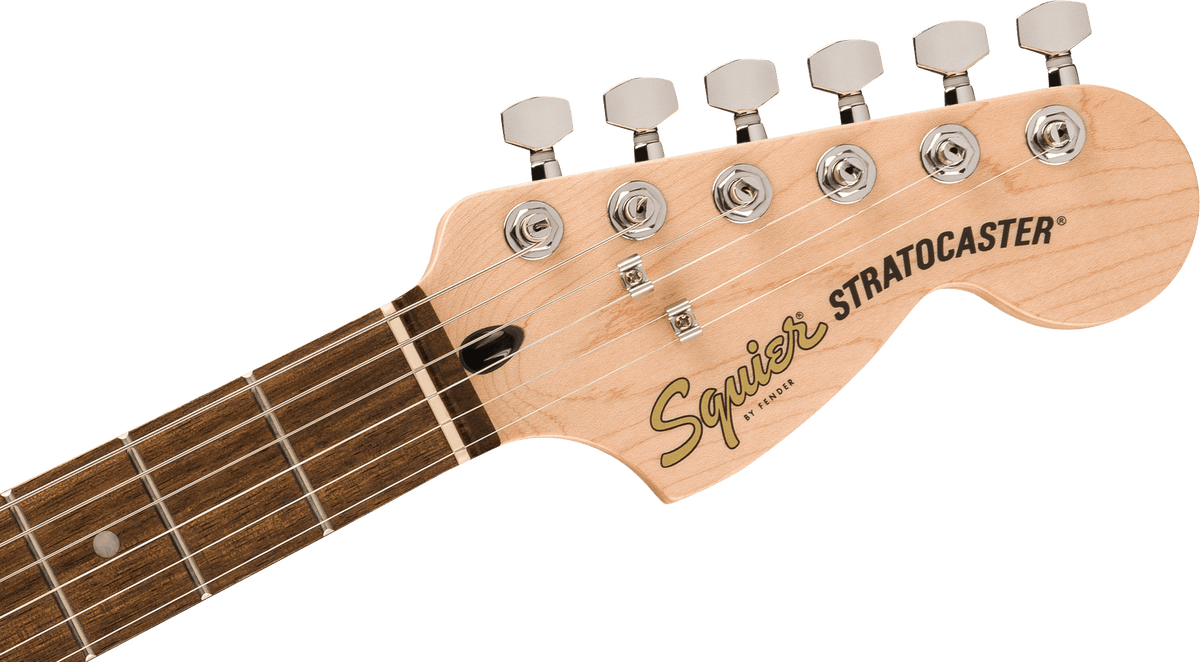 Squier Affinity Series Stratocaster Junior HSS, headstock, front
