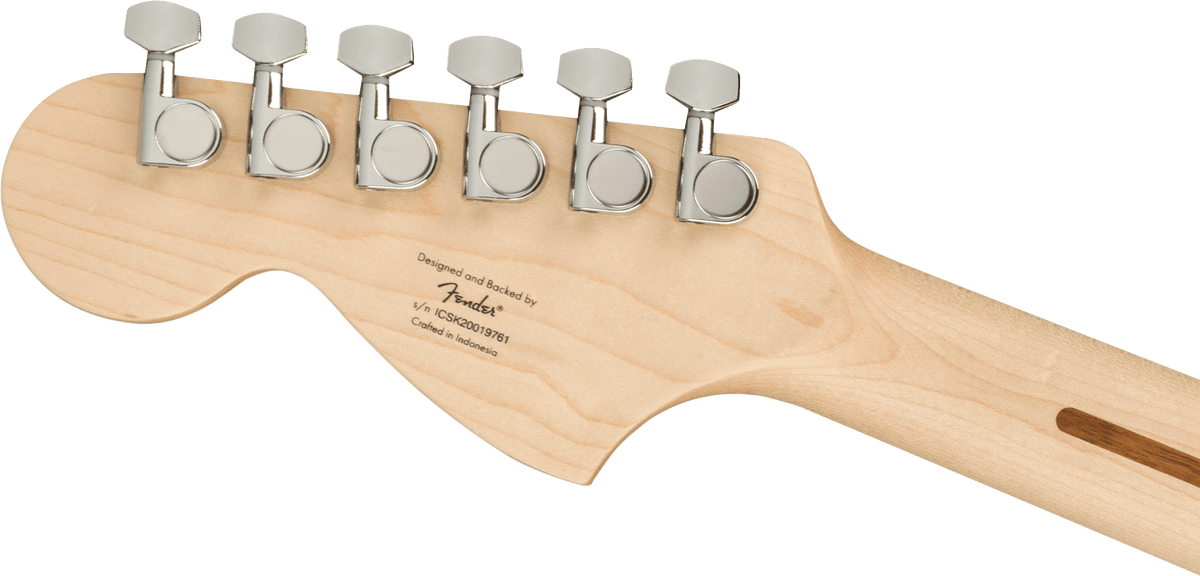 Squier Affinity Series Stratocaster, headstock, back