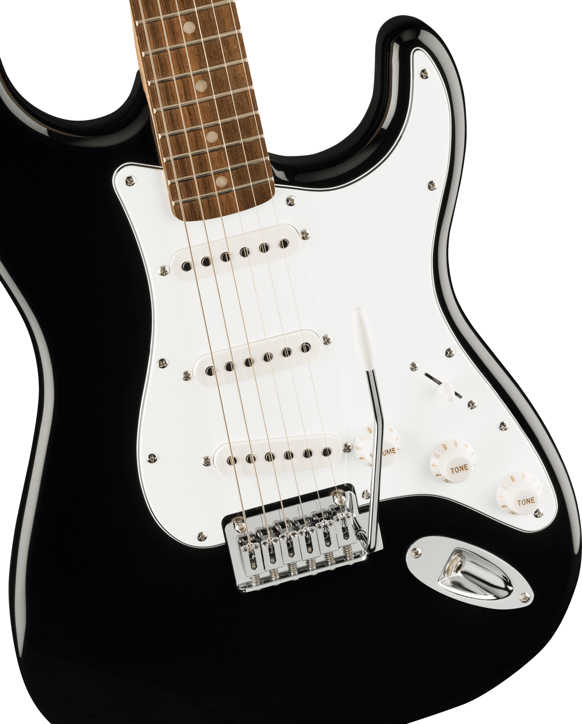 Squier Affinity Series Stratocaster Mustang Micro Pack, fingerboard detail