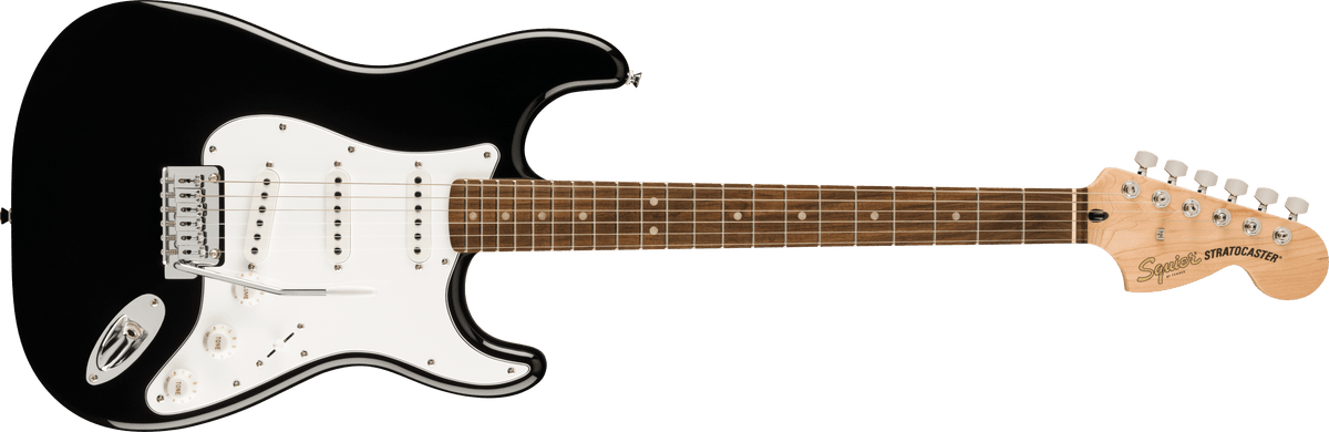 Squier Affinity Series Stratocaster Mustang Micro Pack, front view