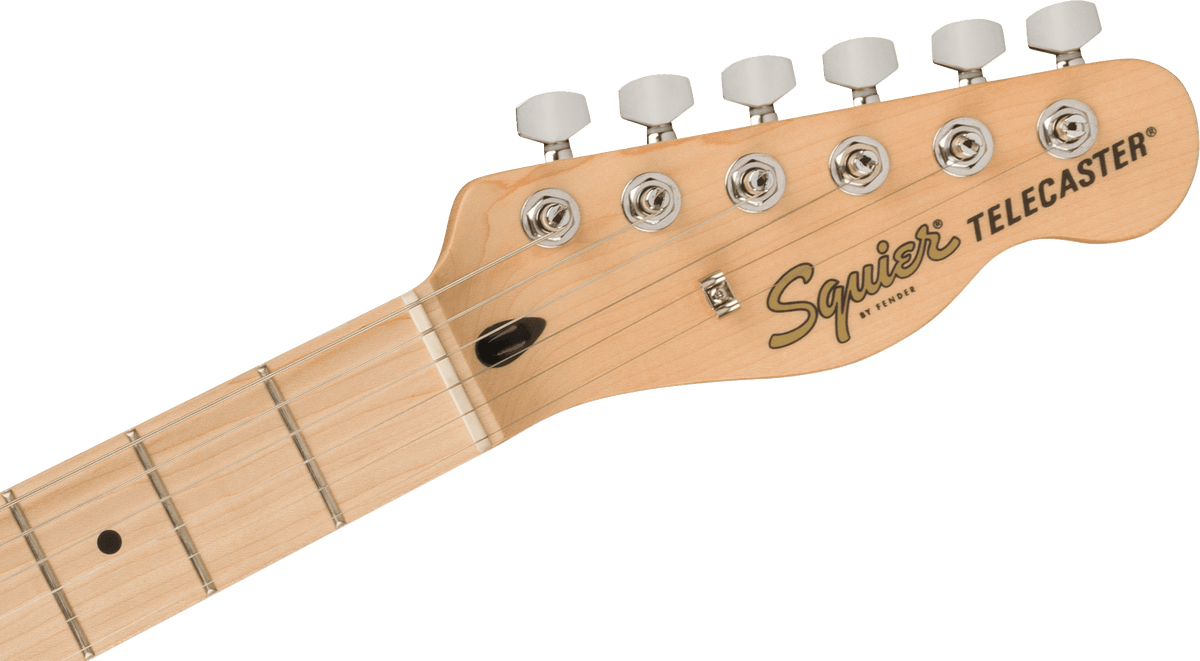 Squier Affinity Series Telecaster, headstock, front