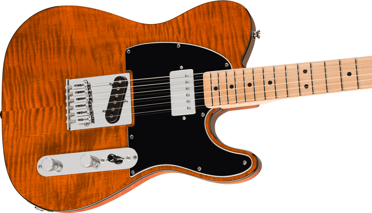Squier Affinity Series Telecaster FMT SH, body detail