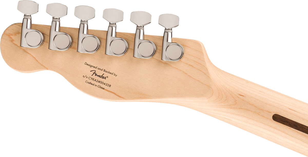 Squier Affinity Series Telecaster FMT SH, headstock, back