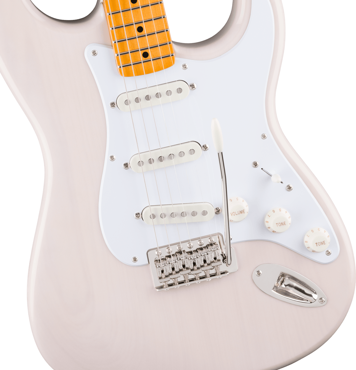 Squier Classic Vibe '50s Stratocaster, fingerboard detail