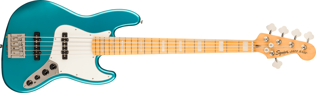 Squier Classic Vibe Active '70s Jazz Bass V, front view