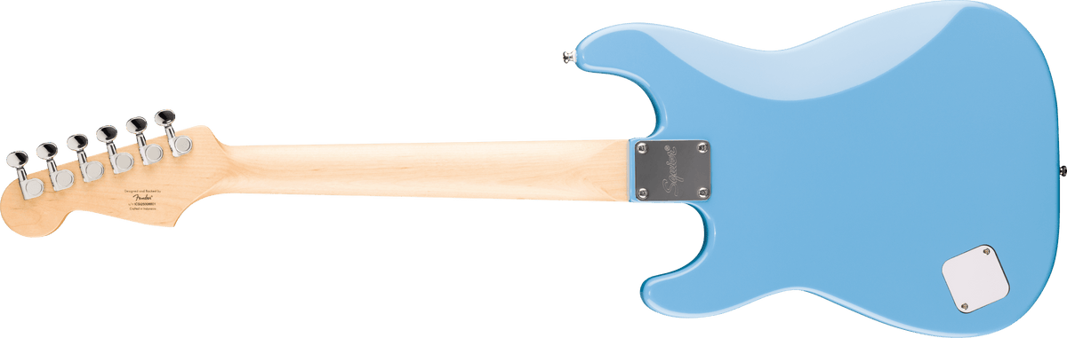 Squier Mini Stratocaster, back view