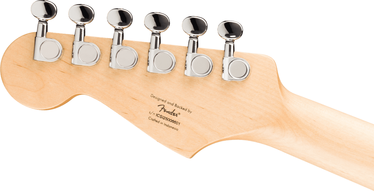 Squier Mini Stratocaster, headstock, back