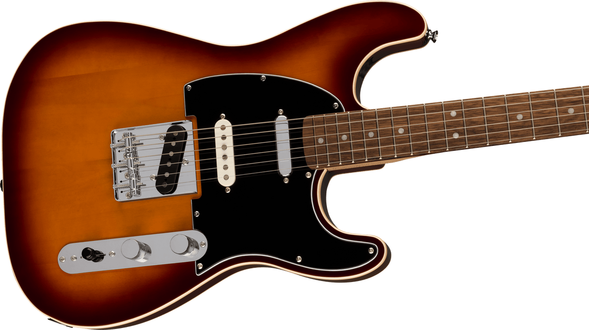 Squier Paranormal Custom Nashville Stratocaster, body detail