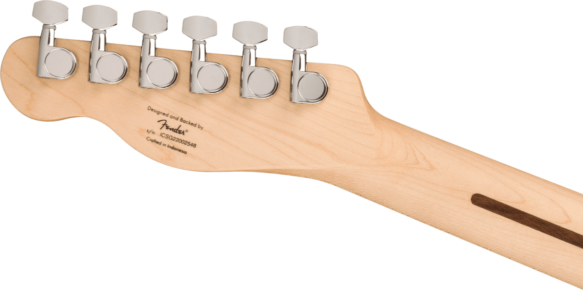 Squier Sonic Esquire H, headstock, back