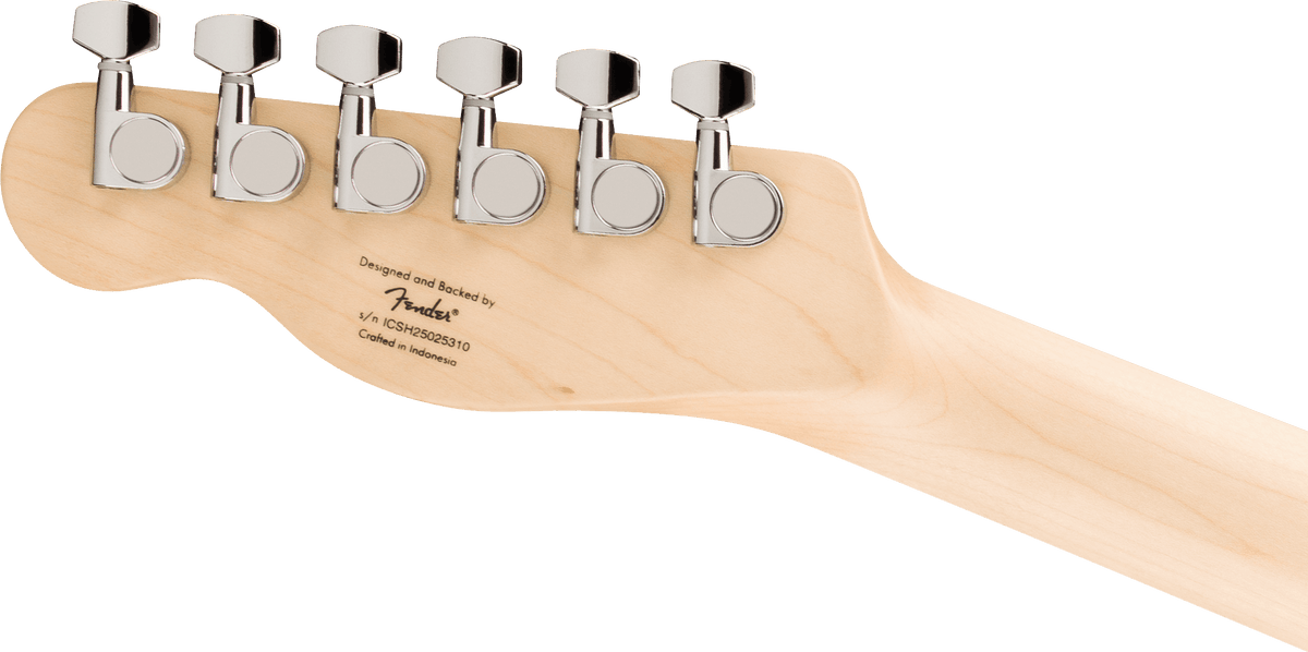 Squier Sonic Esquire H, headstock, back