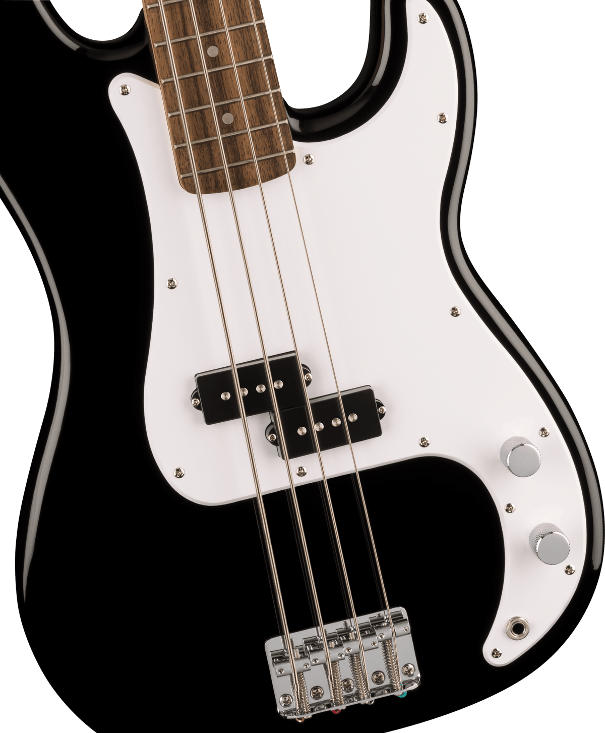 Squier Sonic Precision Bass, fingerboard detail