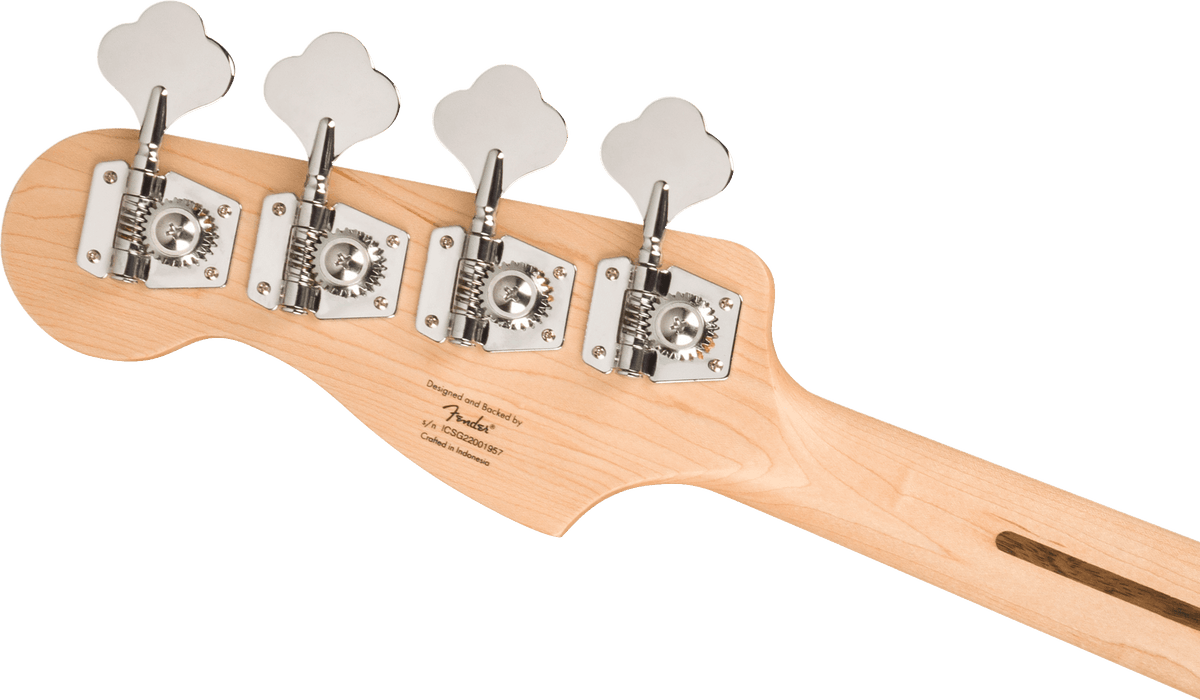 Squier Sonic Precision Bass, headstock, back