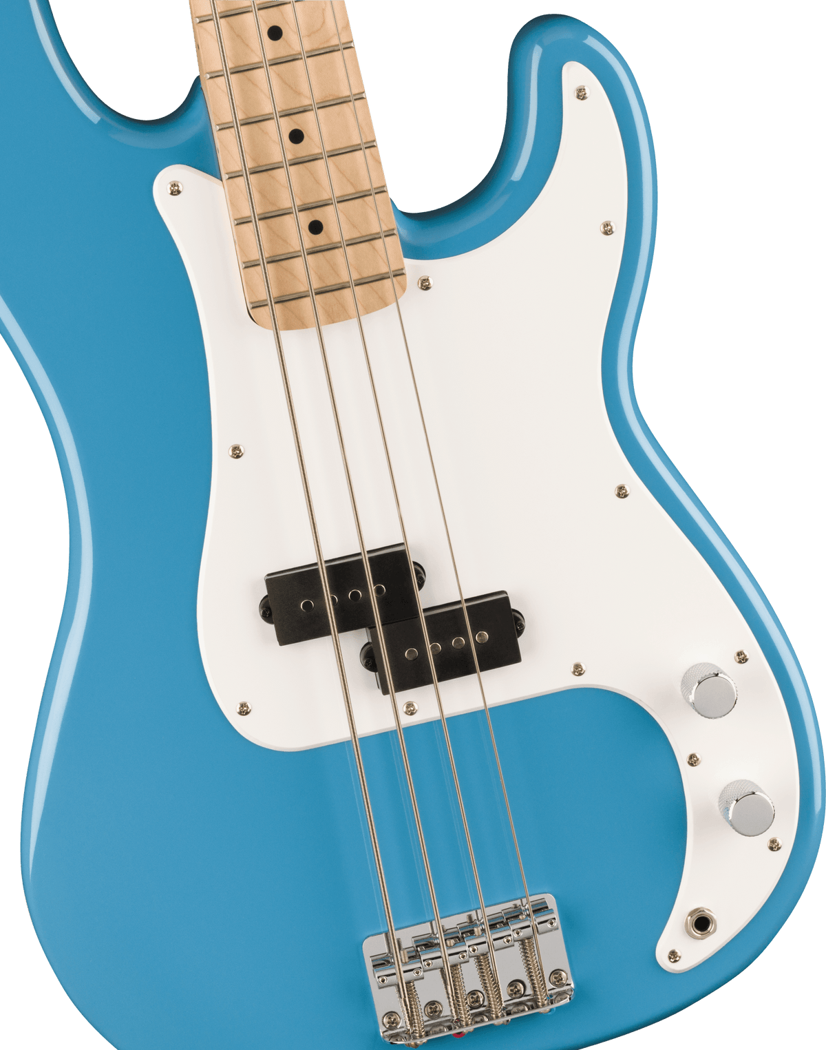 Squier Sonic Precision Bass, fingerboard detail