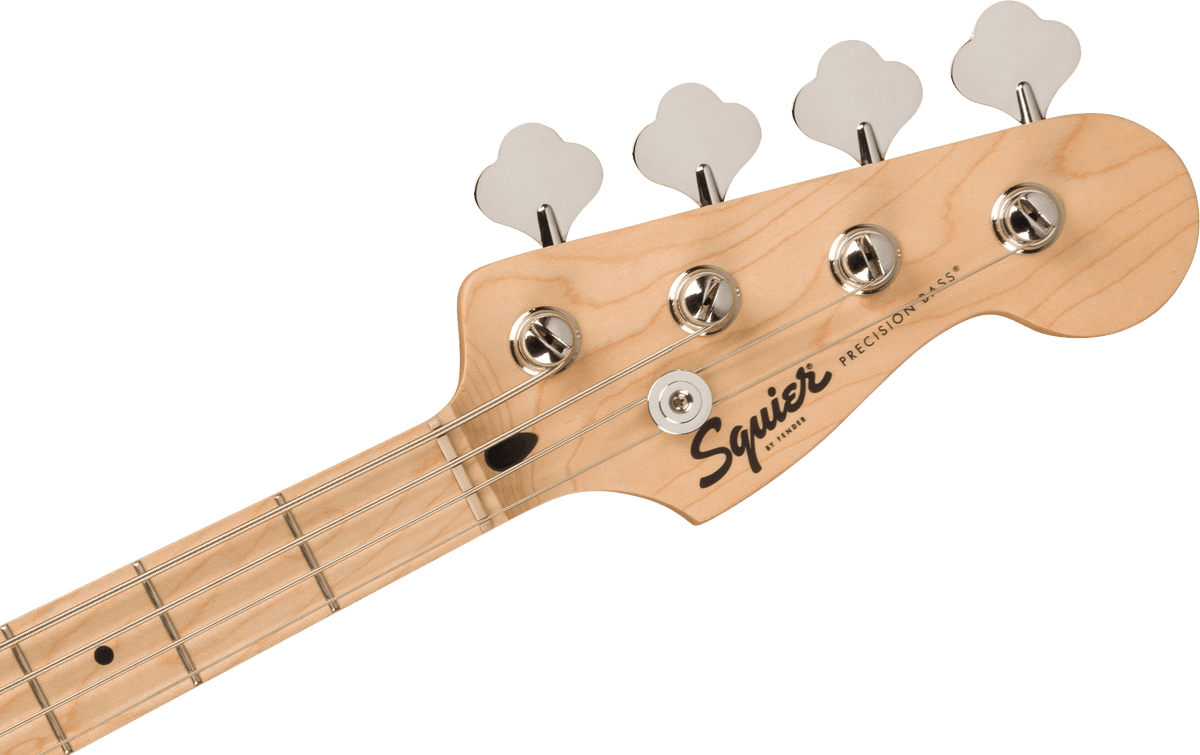 Squier Sonic Precision Bass, headstock, front