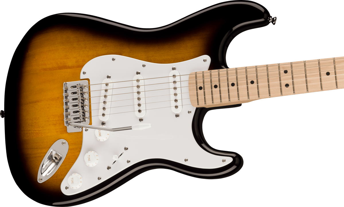 Squier Sonic Stratocaster, body detail