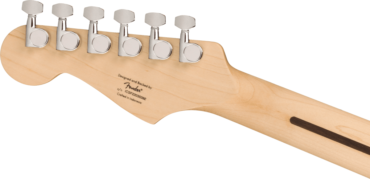 Squier Sonic Stratocaster, headstock, back