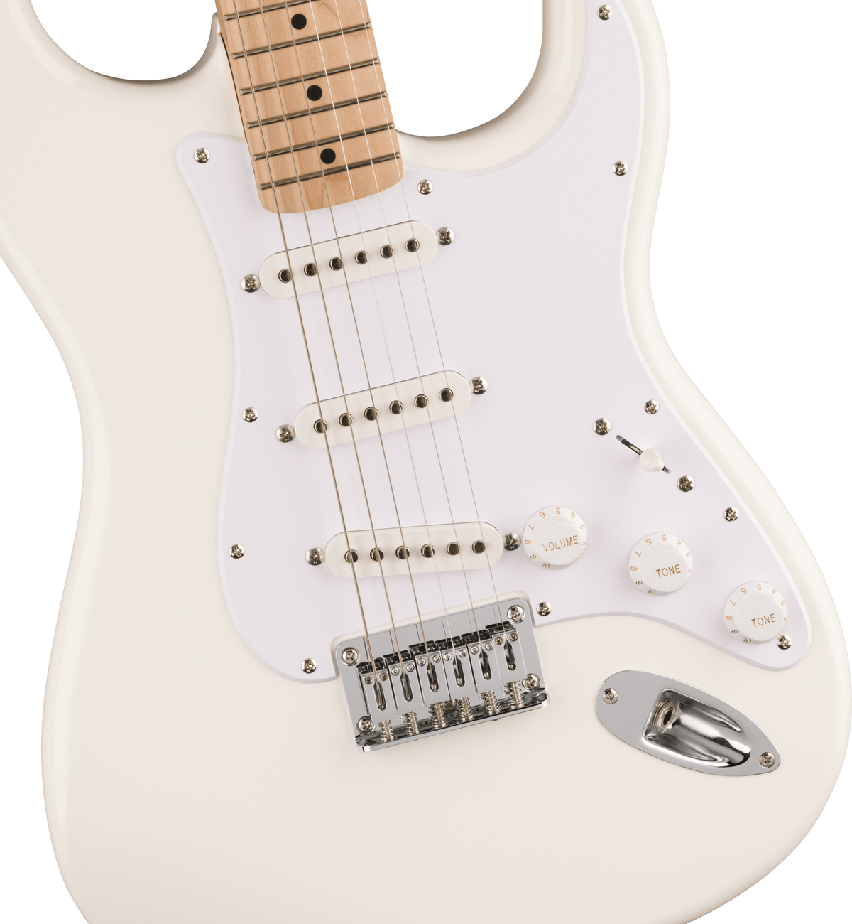 Squier Sonic Stratocaster HT, fingerboard detail