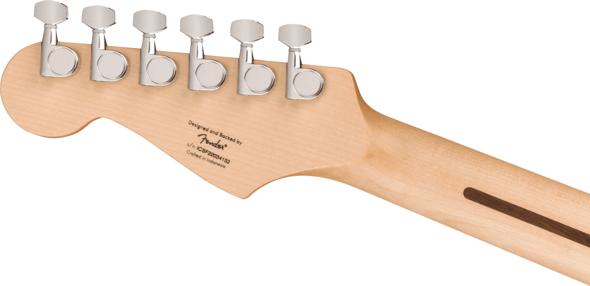 Squier Sonic Stratocaster HT, headstock, back