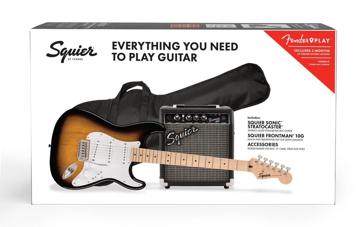 Squier Sonic Stratocaster Pack