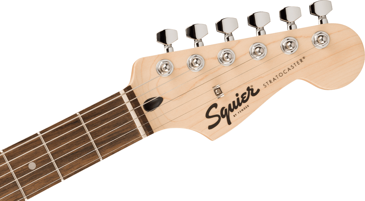 Squier Sonic Stratocaster, headstock, front