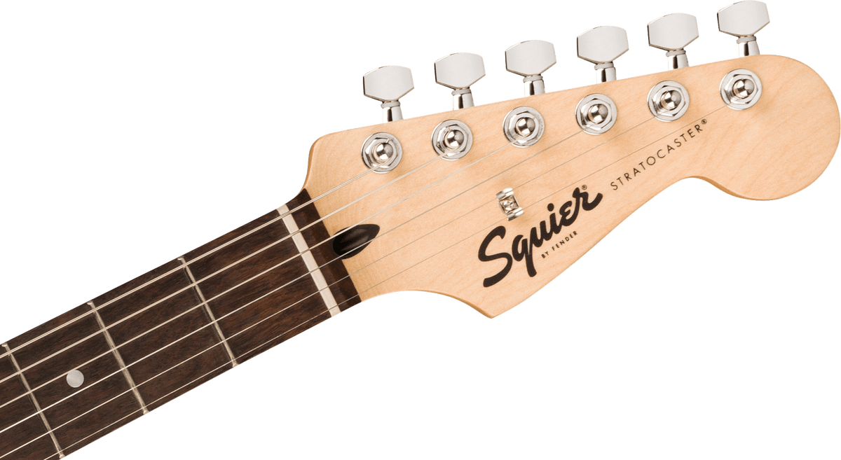 Squier Sonic Stratocaster, headstock, front