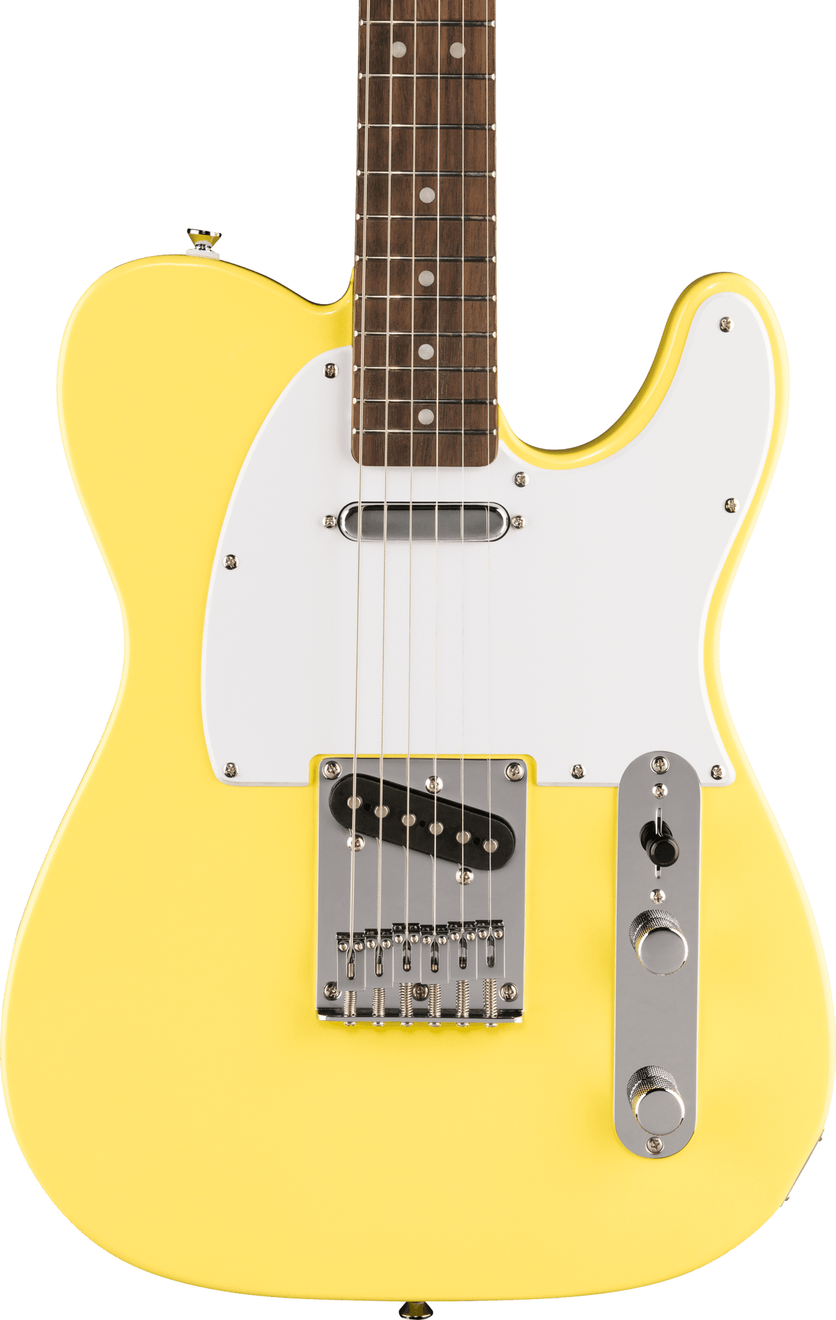 Squier Sonic Telecaster, fingerboard detail